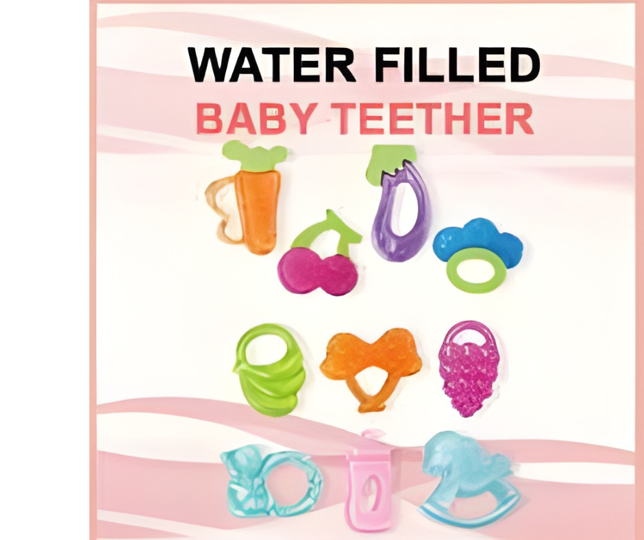 Water filled baby teether